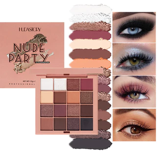 16 Paleta de Sombra Colorida Sombra Perolada Marrom Perolada Terra Marrom Perolada à prova d