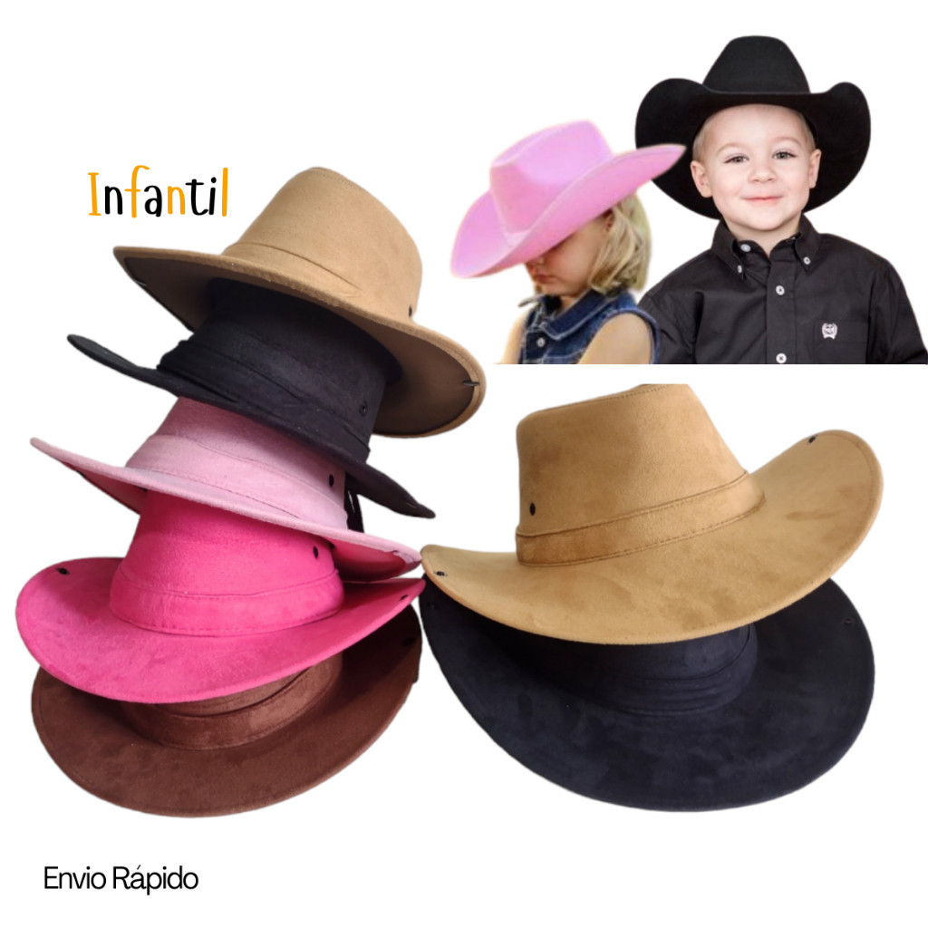 Chapéu InfantilBoiadeira Cowboy Ana Castela