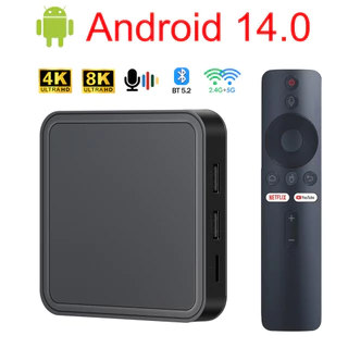 2024 Novo TV98 PRO TV Box Android 14 ATV Allwinner H313 Quad Core 5G Dual Wifi 8K 4K Media Player Suporte Google Set Top
