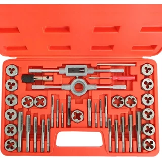 Jogo De Macho E Tarraxa Com 40 Peças leetools