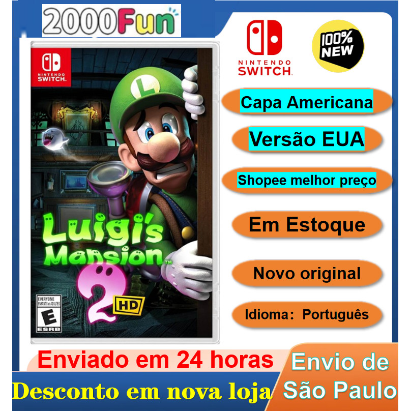 Jogo Luigi's Mansion 2 HD - Nintendo Switch