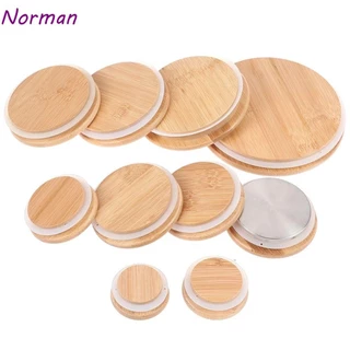 Tampa De Bambu De Copo NORMAN Tamanhos Diversos Arte De Carpintaria Anel De Vedação Silicone