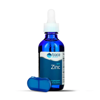 Trace Minerals Zinco Iônico Líquido 50mg 59ml + Porta Cápsulas