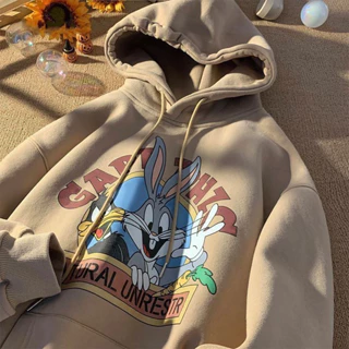Blusa De Frio Moletom Universitário Americano Looney Tunes