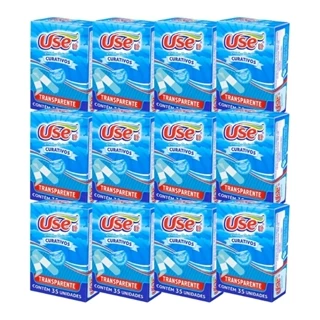 Kit 12 und Curativo Use It Transparente 35und em Oferta na Shopee