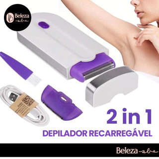 Depilador Recarregável Facial e Corporal para Ambos os Gêneros ALEX