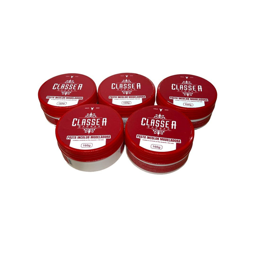 Pasta Incolor Classe A 160gr Kit Com 5 Unid | Shopee Brasil
