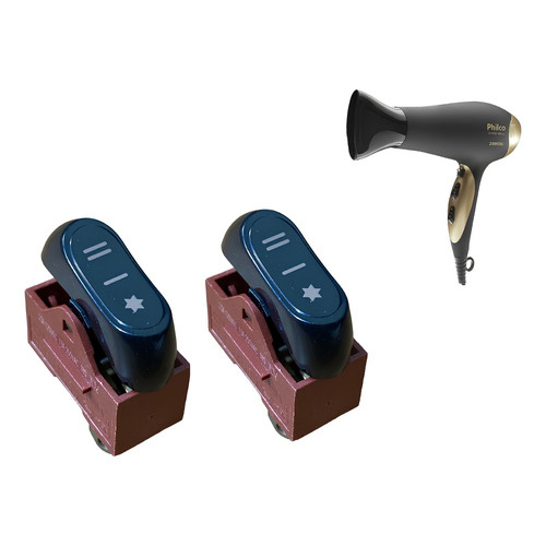 2 Chaves Interruptor Para Secador De Cabelo Philco Britânia