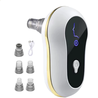 3 Modos Aspiradores Removedor De Cabeça Preta Ajustável USB Recarregável Limpador De Poros Da Face A Vácuo Imperio em Oferta na Shopee