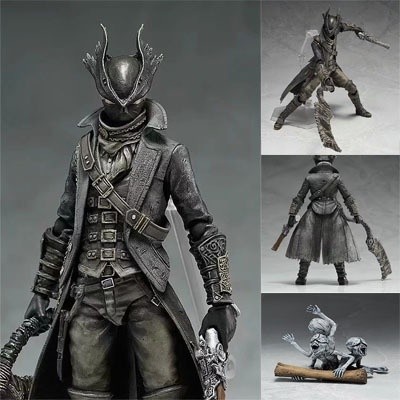 Bloodborne Hunter Figma 367 PVC figura coleção de brinquedos