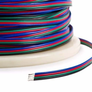 50 Metros Cabo Flat Rgb 04 Vias 22awg