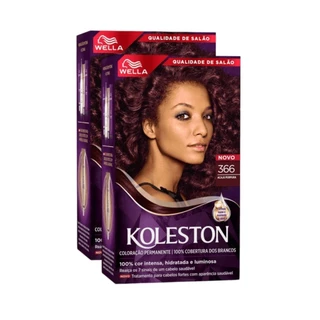 KIT DUO Koleston Colr Acaju Purpura 366 55g