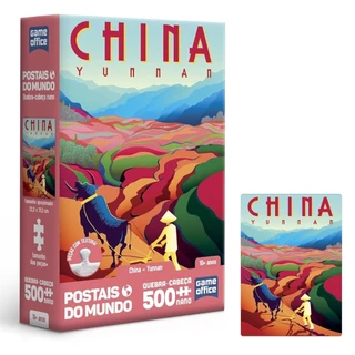 Quebra-Cabeça 500 Peças China Postais do Mundo Toyster