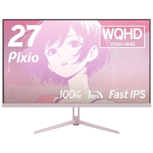 Pixio PX275 Wave Pastel Pink Gaming Monitor 27 Polegadas WQHD Rosa ...