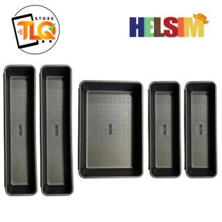 Kit Com 5 Organizadores De Gaveta Pretos Ajustáveis Porta Talher Divisorias Para Cozinha Talheres