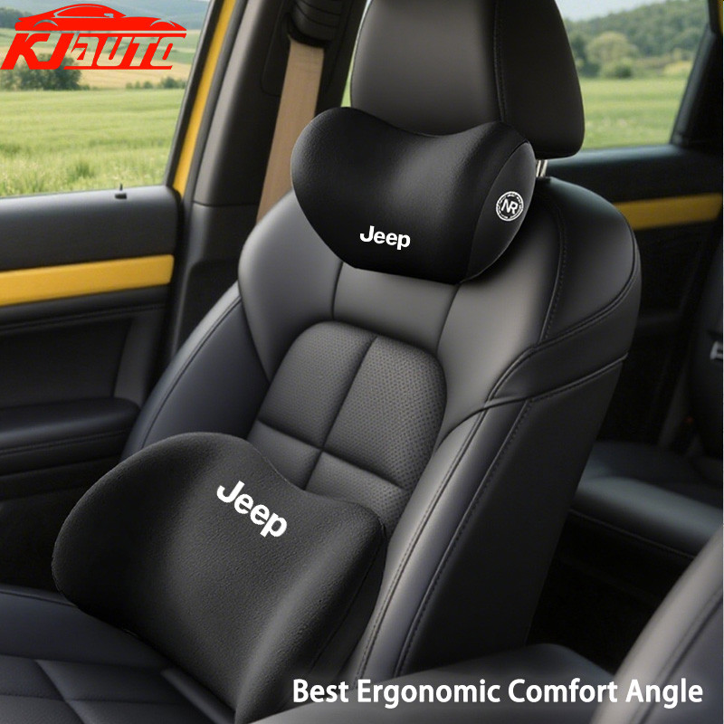 Jeep Car Memory Foam Neck Pillow Proteção Almofada De Encosto Lombar De ...