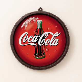 Tampa Decorativa para Parede – Cervejas, Bebidas e Frases – Envio Rápido 25 cm