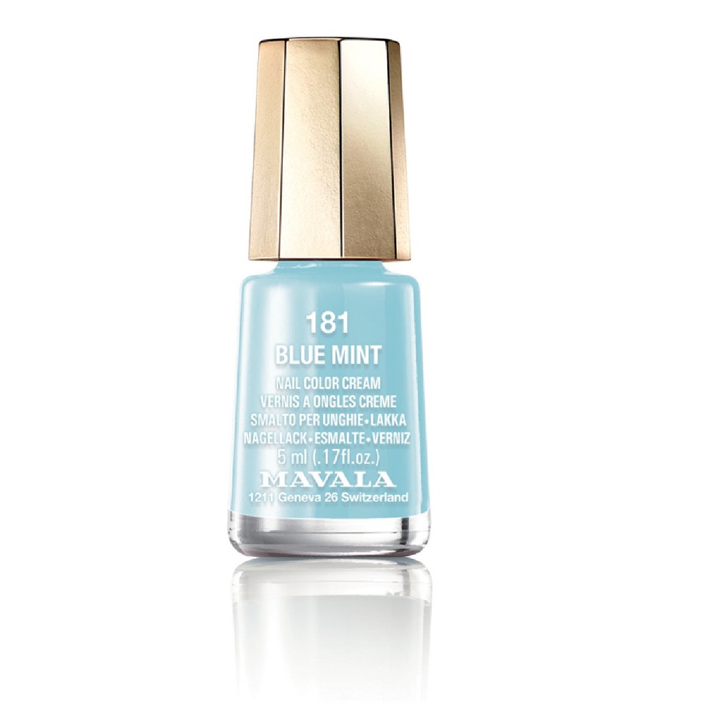 Esmalte Mini Color Blue Mint N181 Mavala 5ml | Shopee Brasil