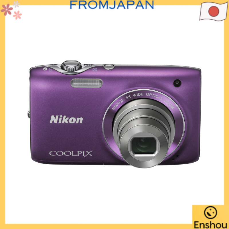 USED]Do Japão [Usado] Câmera Digital Nikon COOLPIX S3100 Roxo Fino