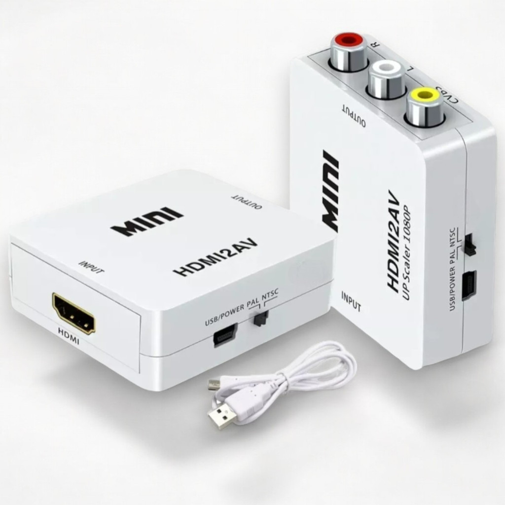 Adaptador Conversor De Hdmi Para Video RCA Av Cabo Hdmi
