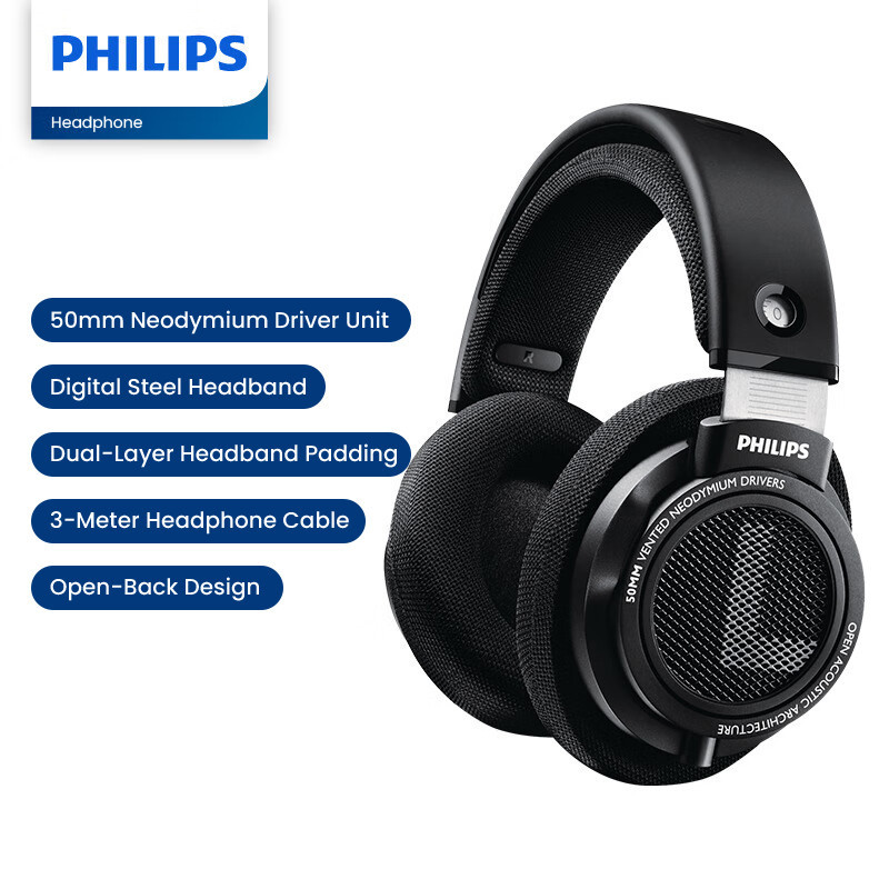 Fone De Ouvido Com Fio HiFi Philips 9500