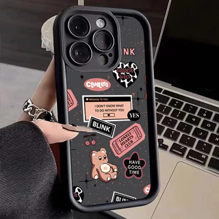 Capa De Silicone Macia À Prova De Choque De Ursinho De Doce Para Xiaomi Redmi Nota 13 11 12 Pro Plus Turbo 3 12S 11S 10S 10 9S 13 12 12C 10C 13C C65 M6 Urso De Cerejas Fofo