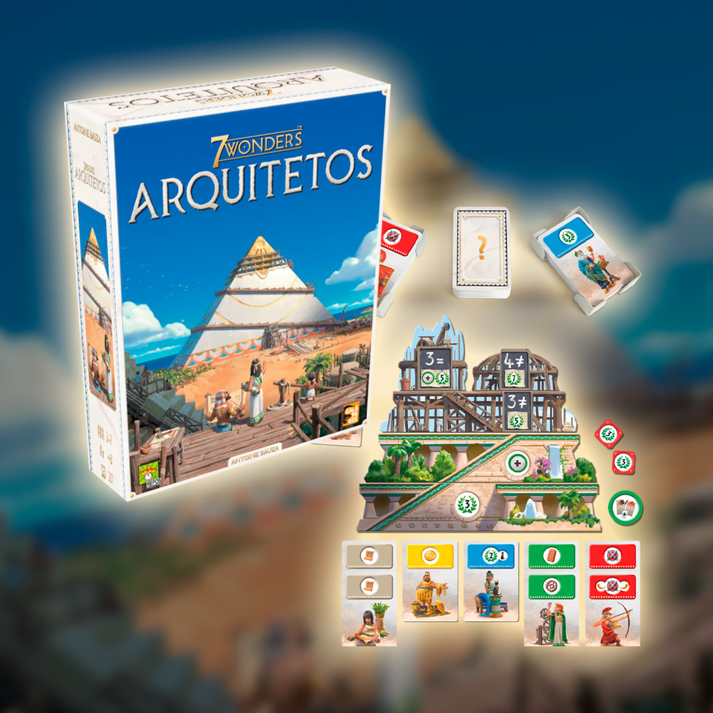 7 Wonders: Arquitetos - Jogo De Tabuleiro - Galápagos | Shopee Brasil