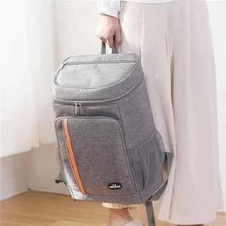 Mochila Térmica Cooler Capacidade 18L Impermeável Portátil Piquenique Quente Frio ref