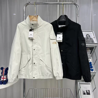 Jaqueta TNF Homens Sem Capuz À Prova De Vento Roupas De Montanhismo Funcional D'água