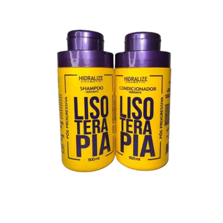 Kit Shampoo e Condicionador Pós Química Progressiva 500ml Hidralize