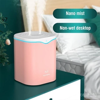 Umidificador De Ar Com 2000ML Grande Capacidade LED Aroma Difusor Purificador e Umidificador EI9L