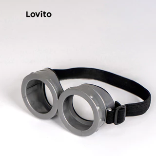 Lovito Casual Cartoon Minions Óculos Cosplay Óculos de Halloween para mulheres LFA44664