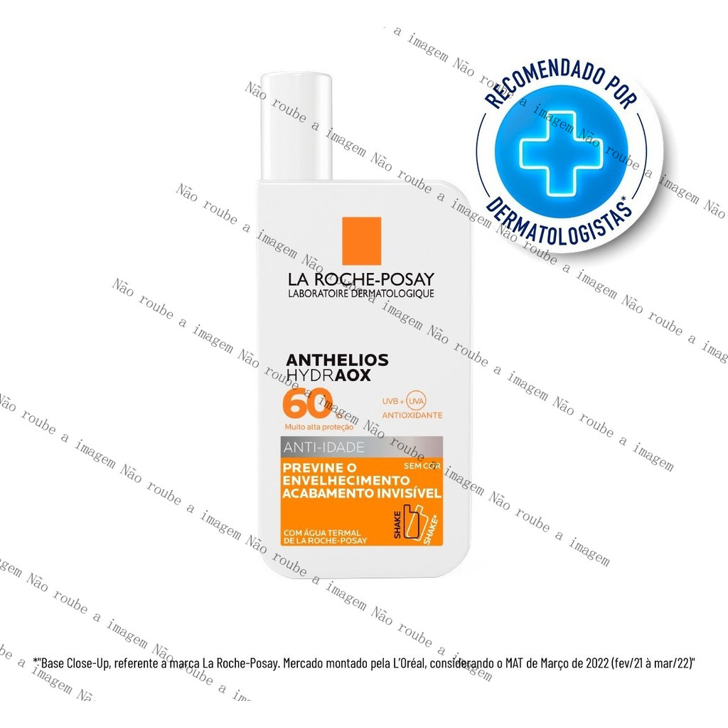 Protetor solar facial anti-idade Anthelios Hydraox Fps 60 50 ml La Roche-posay