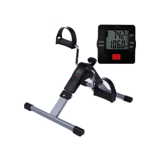 MINI BICICLETA ERGOMÉTRICA COM DISPLAY CICLOERGÔMETRO PARA FISIOTERAPIA E FUNCIONAL