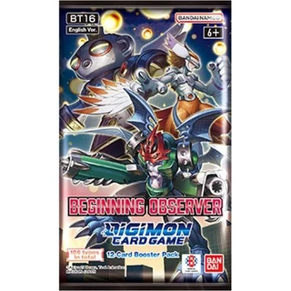 Booster Digimon Beginning Observer BT16 Bandai em inglês