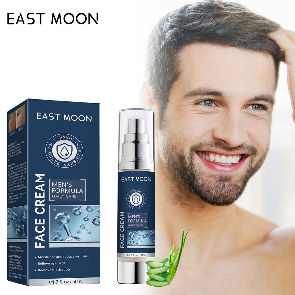 Creme Hidratante Facial Masculino Lua Leste Para O Rosto Removedor De ...