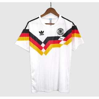 Retro Edition 1990 Alemanha Home Football Jersey Kit S-4XL , Pode Adicionar Seu Nome E Número