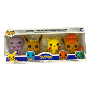 Kit Figuras De Ação Pokémon Pop! Com 04 Unidades em Oferta na Shopee