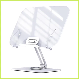 Rack De Livro Rotativo Multiuso 360 Graus Suporte Fácil De Usar Ergonômico Tablet gelat3br