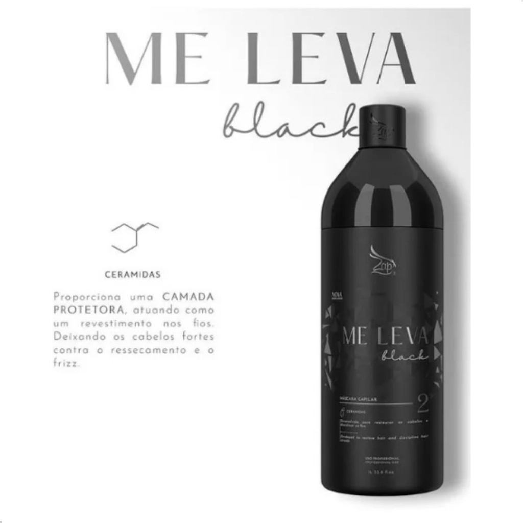 Kit Escova Progressiva Zap Me Leva + Btox Ztox 950g Original