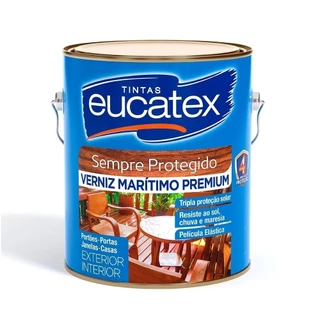 Verniz Marítimo Eucatex Brilhante 3,6 Litros em Oferta na Shopee