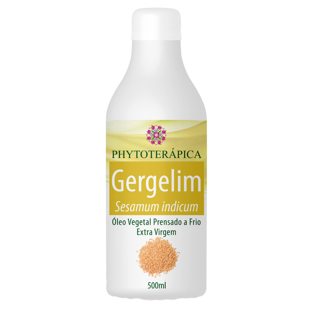 Óleo Vegetal de Gergelim 500ml Phytoterápica Extra Virgem Prensado a ...