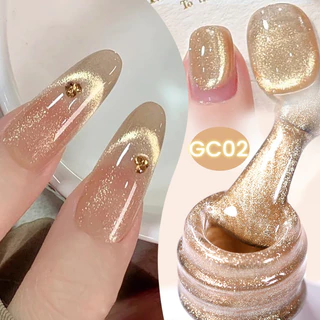 BORN PRETTY 10ml Gel Magnético De Gato Dourado Com Sensação De Outono Esmalte Em UV Verniz Para Arte Unhas