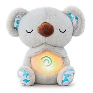 Pelúcia De Meditação Calmante Koala Com Luz E Som Para Controle Da Ansiedade - Polibrinq