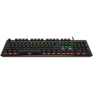 Teclado Mecânico Gamer MSI Forge GK300, RGB, ANSI, Switch Blue, Preto
