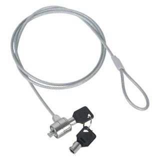 Cabo de Segurança Para Notebook Com Trava e 2 Chaves – Cadeado Antifurto de Aço Compatível Com PC e Laptop -WYL em Oferta na Shopee