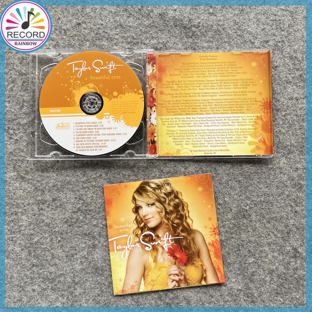 Taylor Swift Beautiful Eyes Original CD+DVD Album [Lacrado] Brand