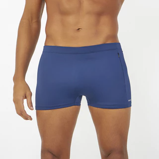 Sunga Boxer Box com Ziper Vertical Verão Praia Piscina Acqua rio