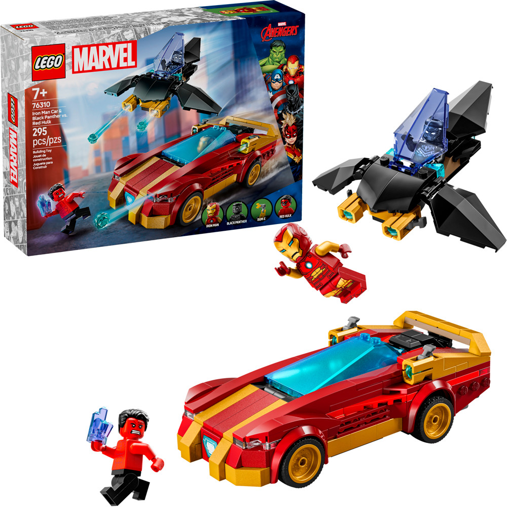Lego Super Heroes Red Hulk vs Homem de Ferro 76310 com 295pc | Shopee ...
