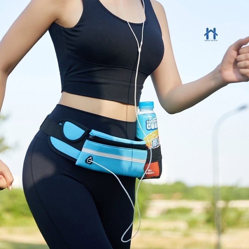 Bolsa Pochete Unissex Esportiva Impermeável Fitness Para Celular Objetos e Água